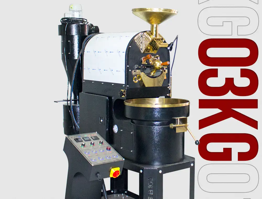 Máy rang cà phê Brotek Double Drum 3KG