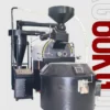 Máy rang cà phê 60kg double drum hot air hồi khí Auto