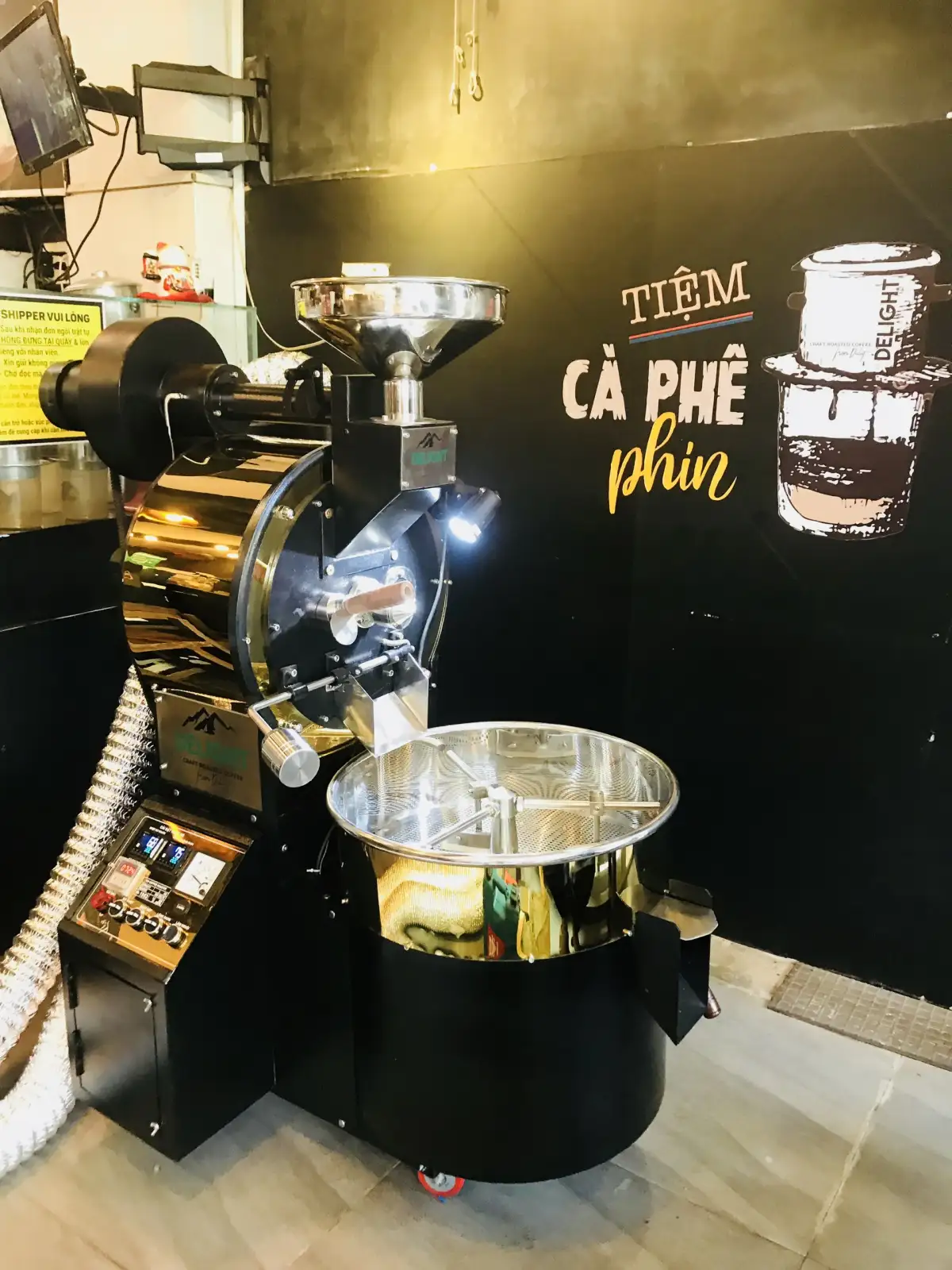 Máy rang Cà phê Hot Air 3kg-4kg Rio S4E Máy rang Cà phê Hot Air 3kg-4kg Rio S4E