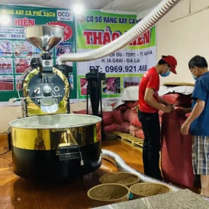 Máy rang Cà phê Gas 40kg Rio L40