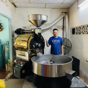 Máy rang Cà phê Gas 20kg Rio L20