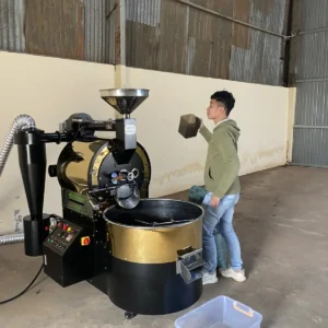 Máy rang Cà phê Gas 6kg-7kg Rio M7