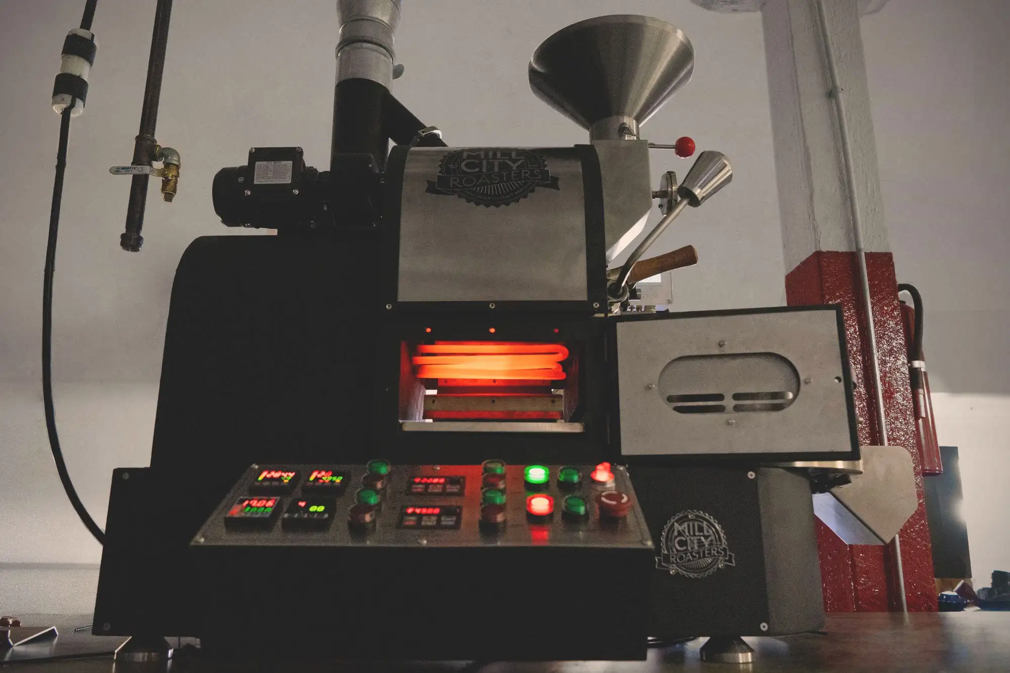 Thiết lập máy rang: Cân chỉnh bộ đốt (burner)