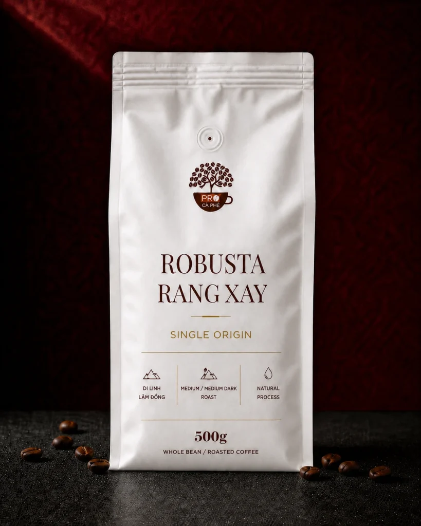 Cà phê rang xay Robusta